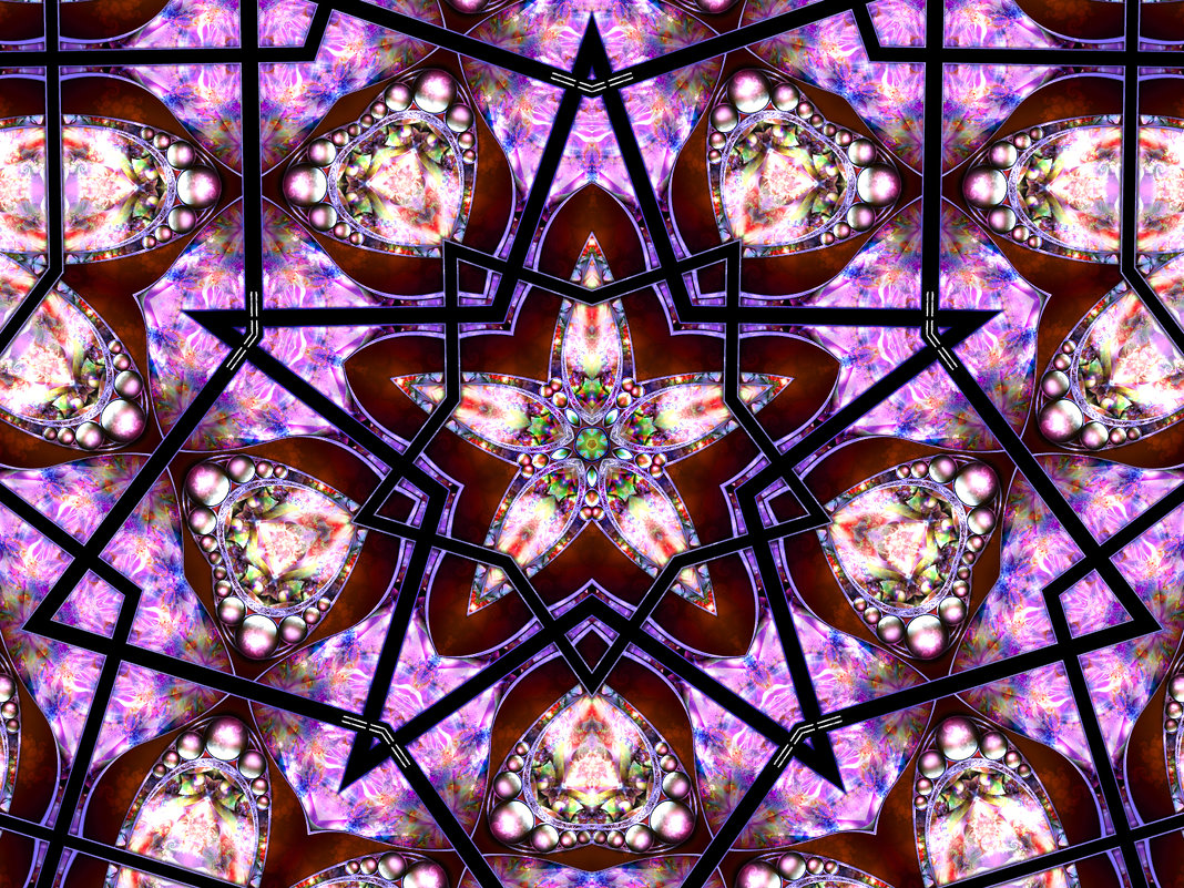 Fractal Kaleidoscope 08 - Andy Kloxx Foxtronic