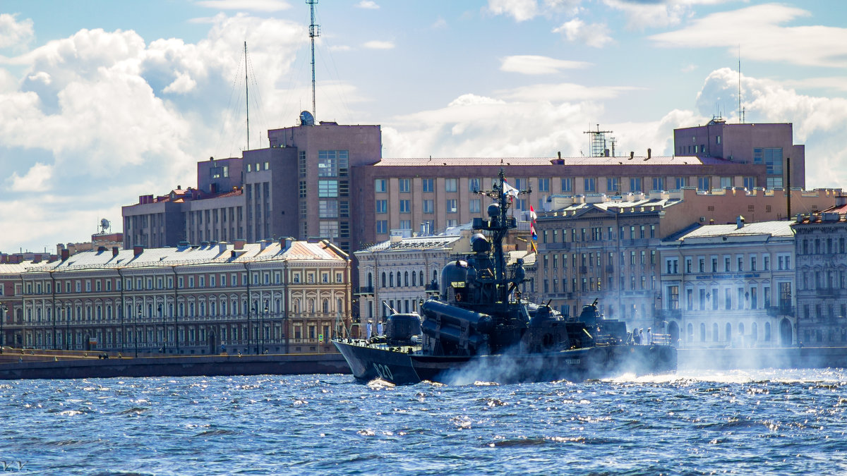 Генеральная репетиция ко дню ВМФ - Вячеслав Васильевич Болякин