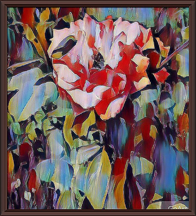 картина "Одинокая роза" - Владимир Бровко