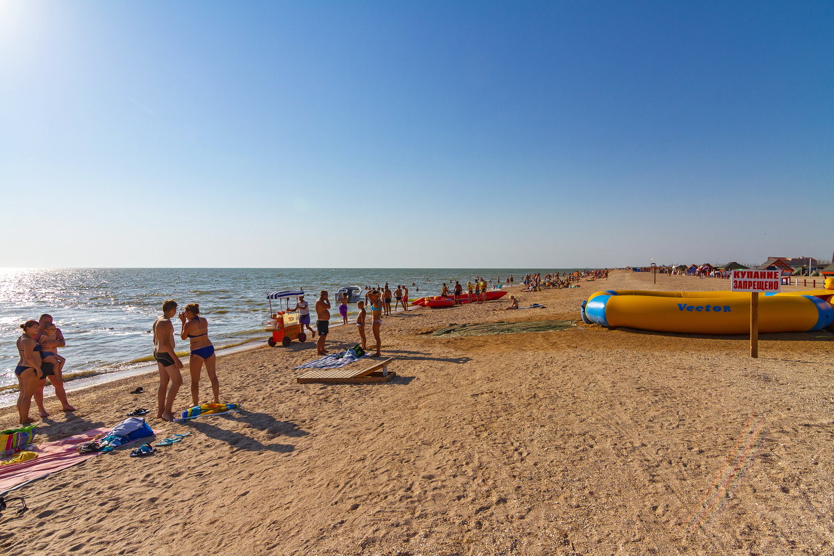 Пляж Должанка в Ейске