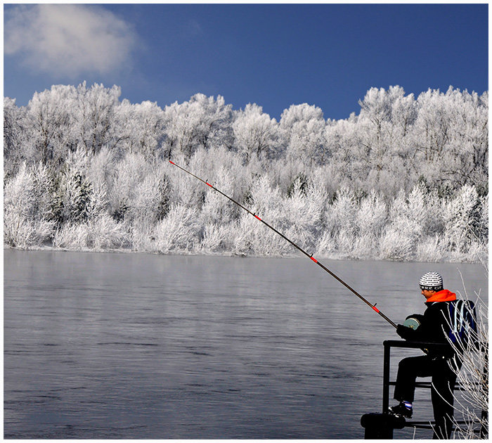рыбалка зимой - Сергей Тюленев 