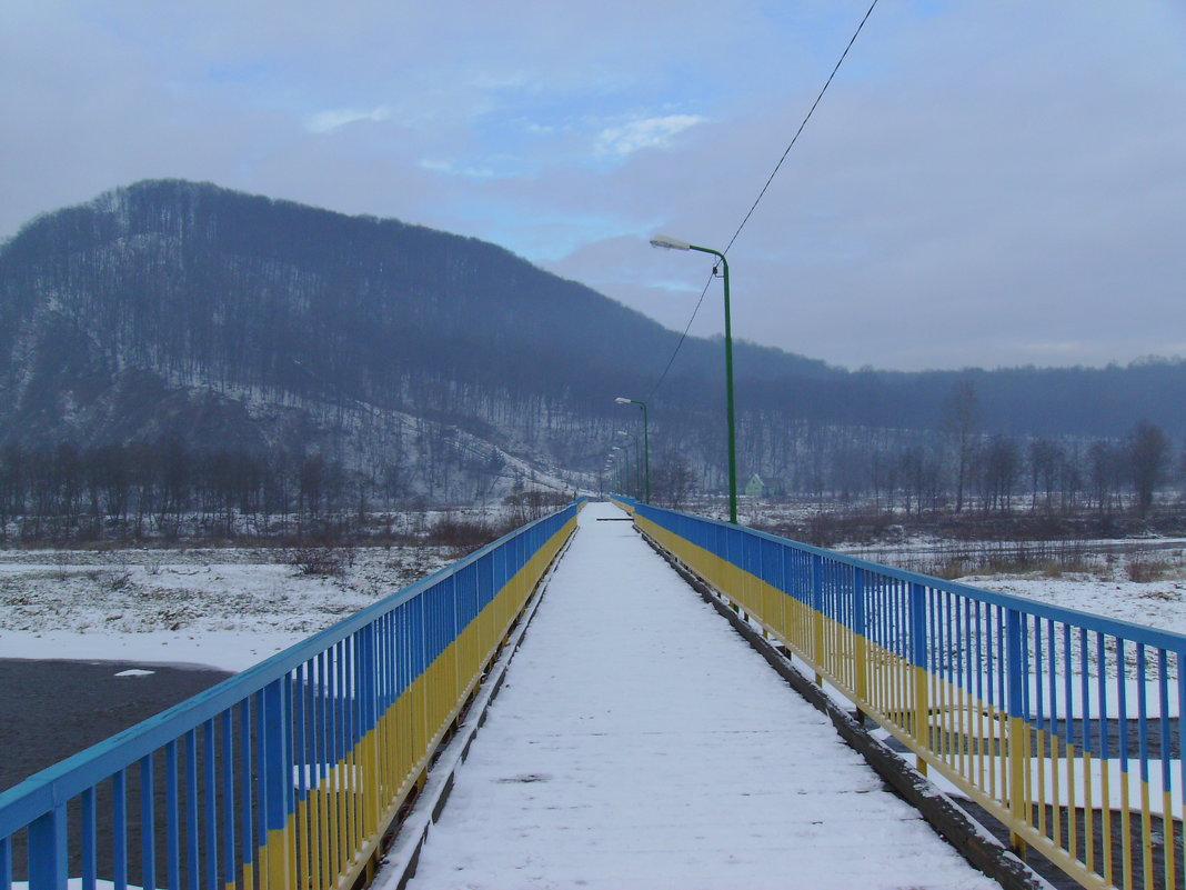 Мост   через   Быстрицу   Надворнянскую  в   Надворной - Андрей  Васильевич Коляскин