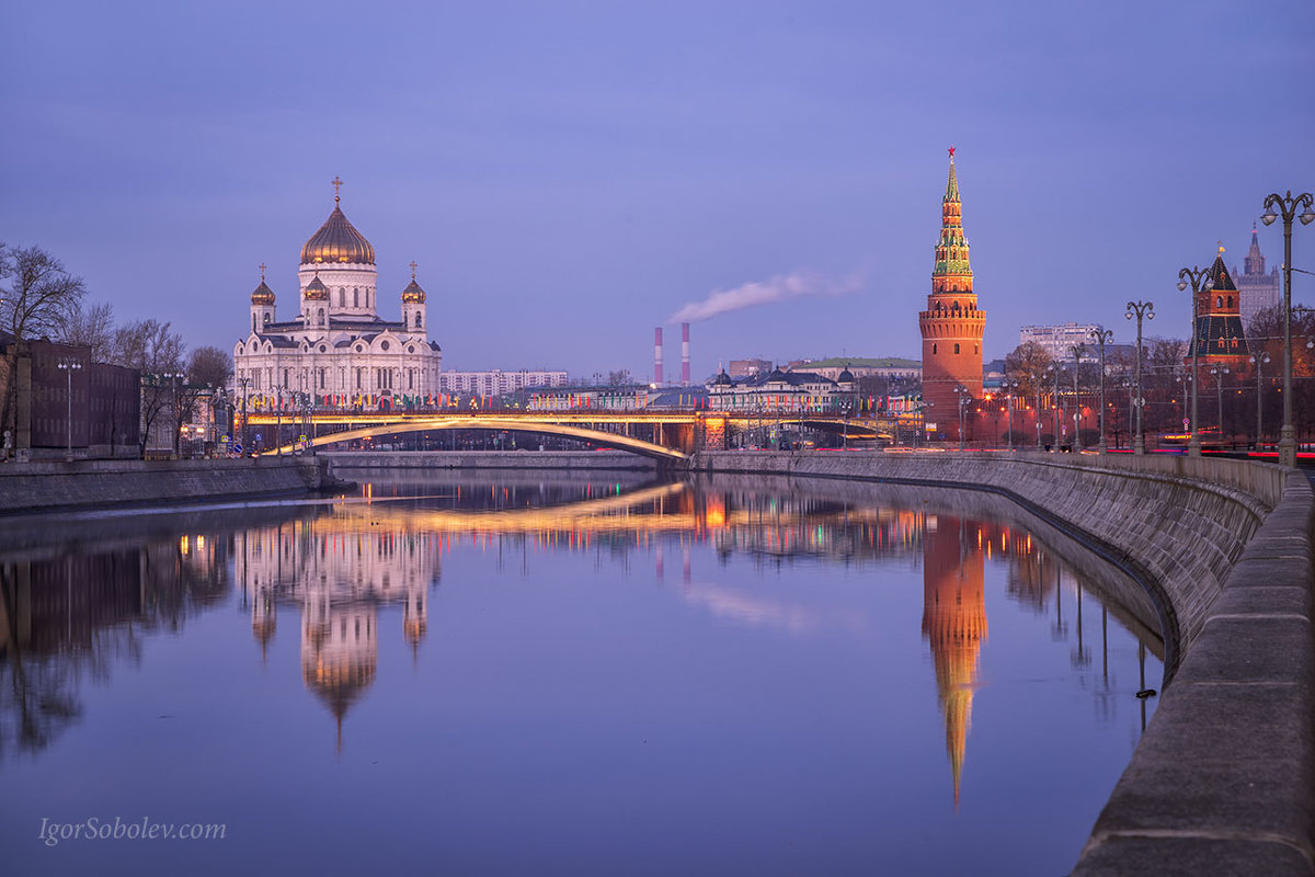 Moscow City храм Христа Спасителя