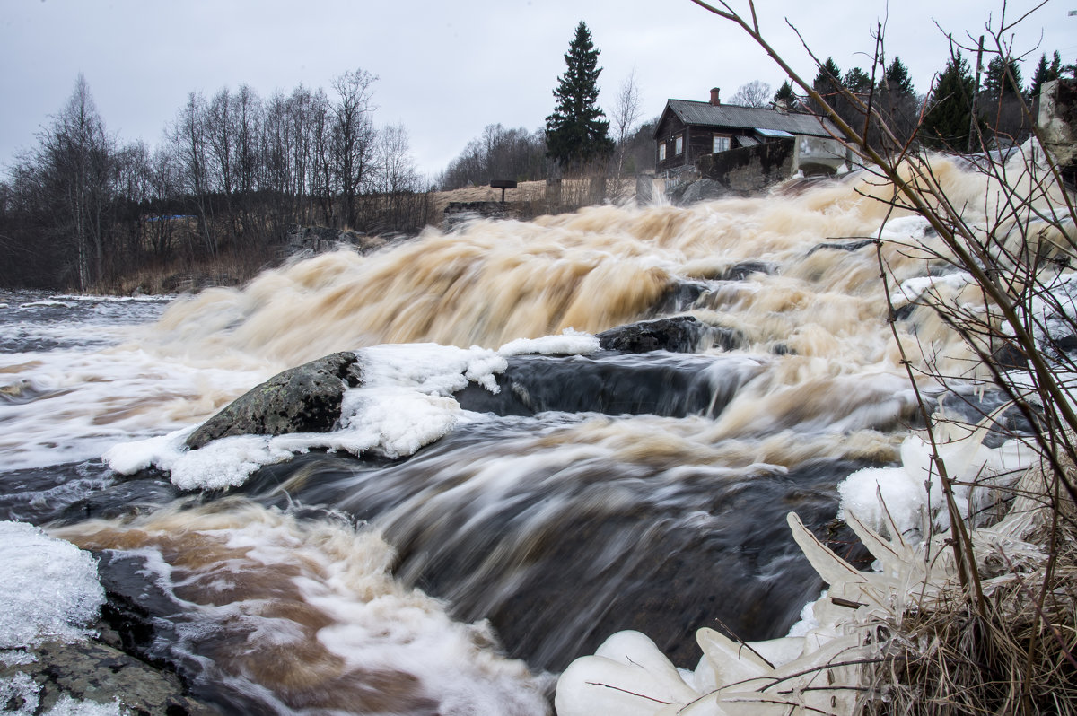 Разрушенная ГЭС на реке Соскуанйоки. Карелия - Наталия Владимирова