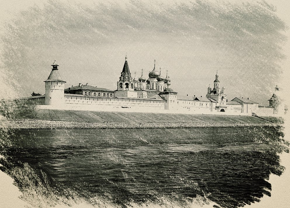 Вид на Макарьевский монастырь с Волги - Андрей Головкин