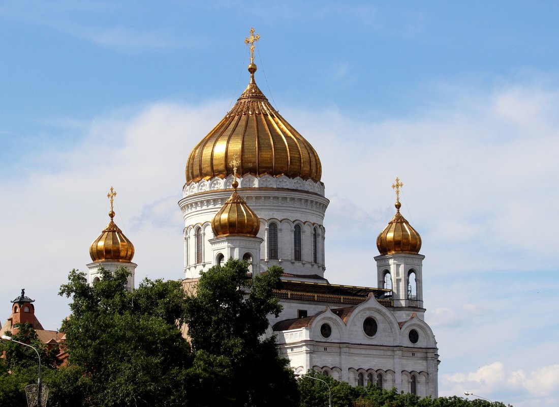 купол храма Христа Спасителя - Светлана Кажинская
