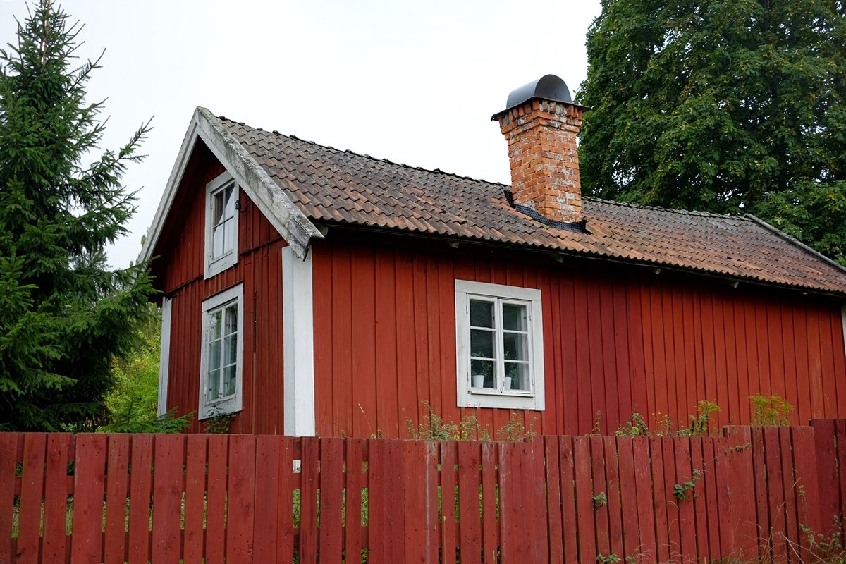 Скандинавские красные домики - wea *