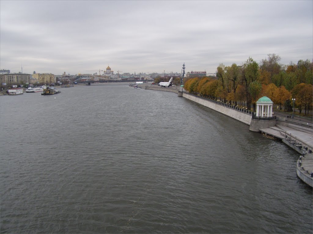Вид на Москву-реку с Андреевского моста - Анна Воробьева