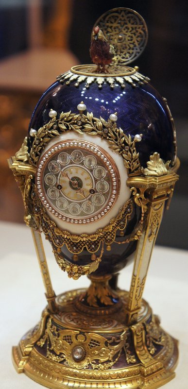 Экспонат Синей гостиной. Яйцо «Часы» Николая II, подаренное матери - Елена Павлова (Смолова)