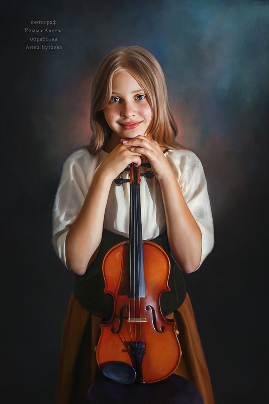 Девочка со скрипкой - Анна Бугаева