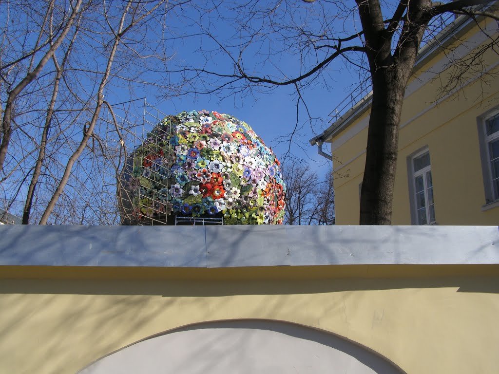 городской пейзаж с цветами (Церетели) - Анна Воробьева