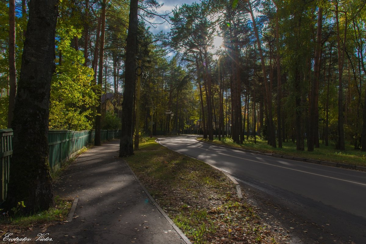 Осенний день в институтской части. - Виктор Евстратов