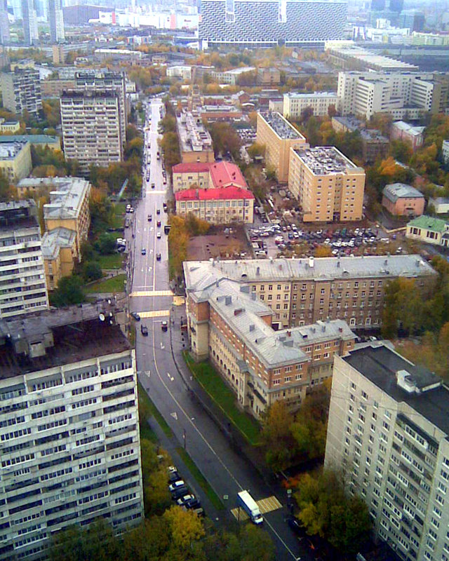 Москва с 28-го этажа... Вид на район Хорошёвский и застроенную Ходынку. - Елена 