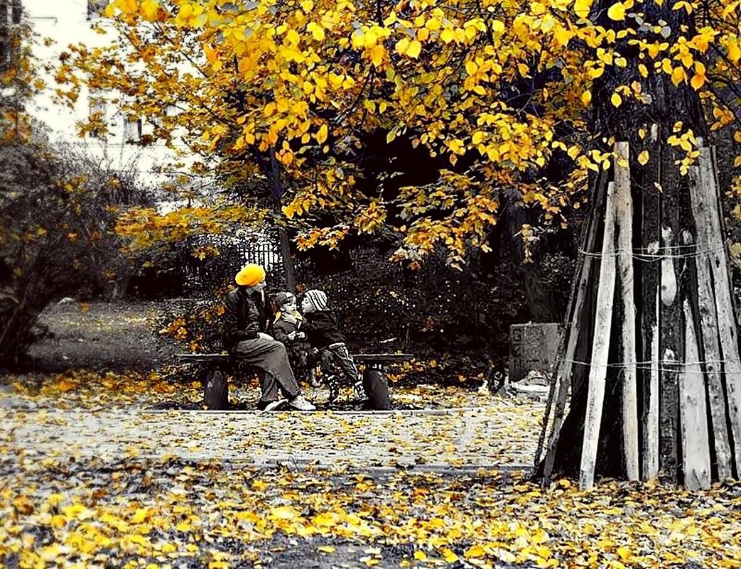 Осенью, осенью летят листья на землю... - donat 