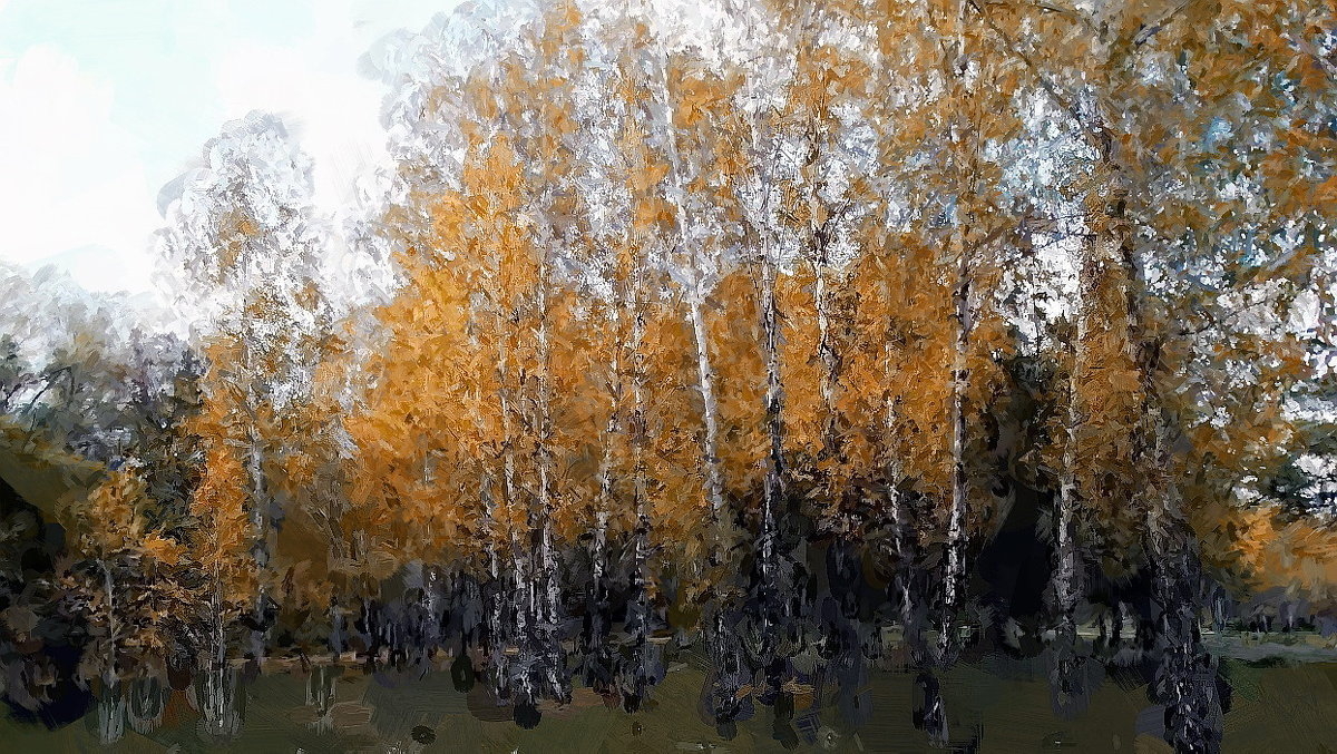 картина " Осень - Владимир Бровко