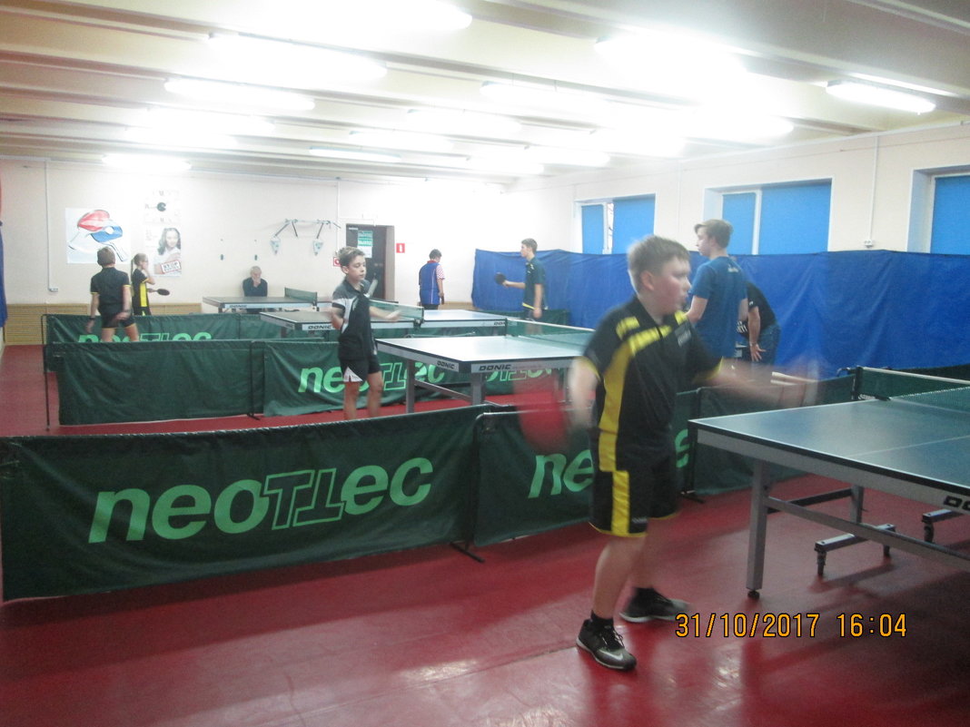 Районные соревнования по настольному теннису среди детей - Центр Юность