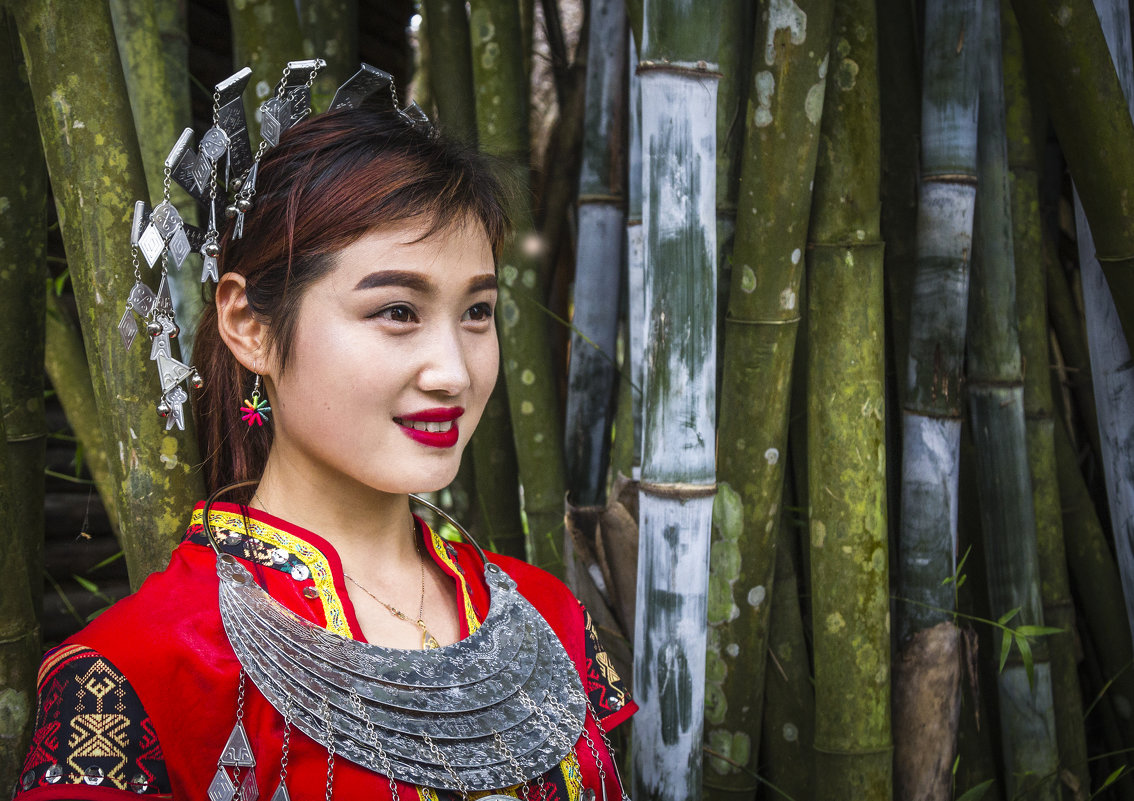 «Китаянка в традиционном наряде, пьё…» — создано в Шедевруме