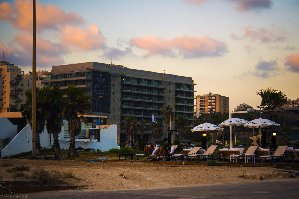 Пляж - Вечер - Ашдод - Aleks Ben Israel