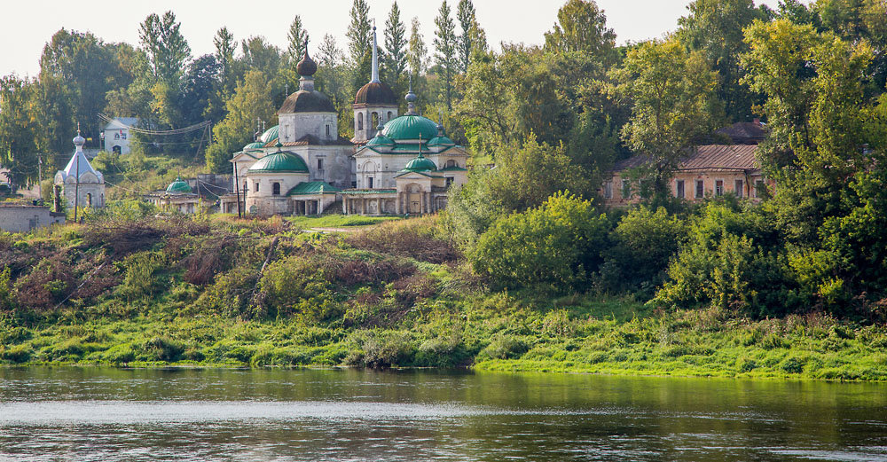 Монастырь на реке Волга .г.Старица - александр варламов