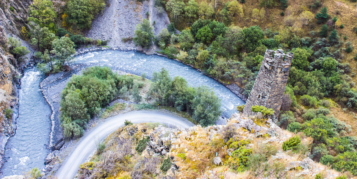 Малхистинское ущелье, река "Аргун" - Диана 