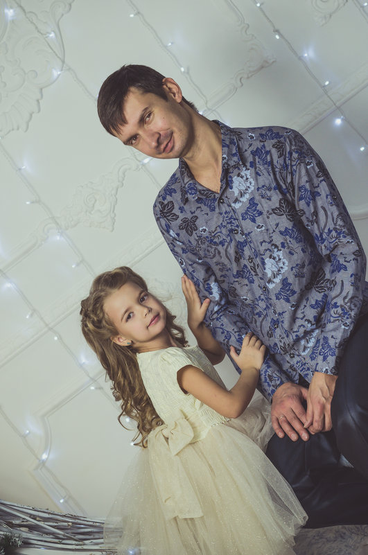 папа и дочка - Ольга Штанько