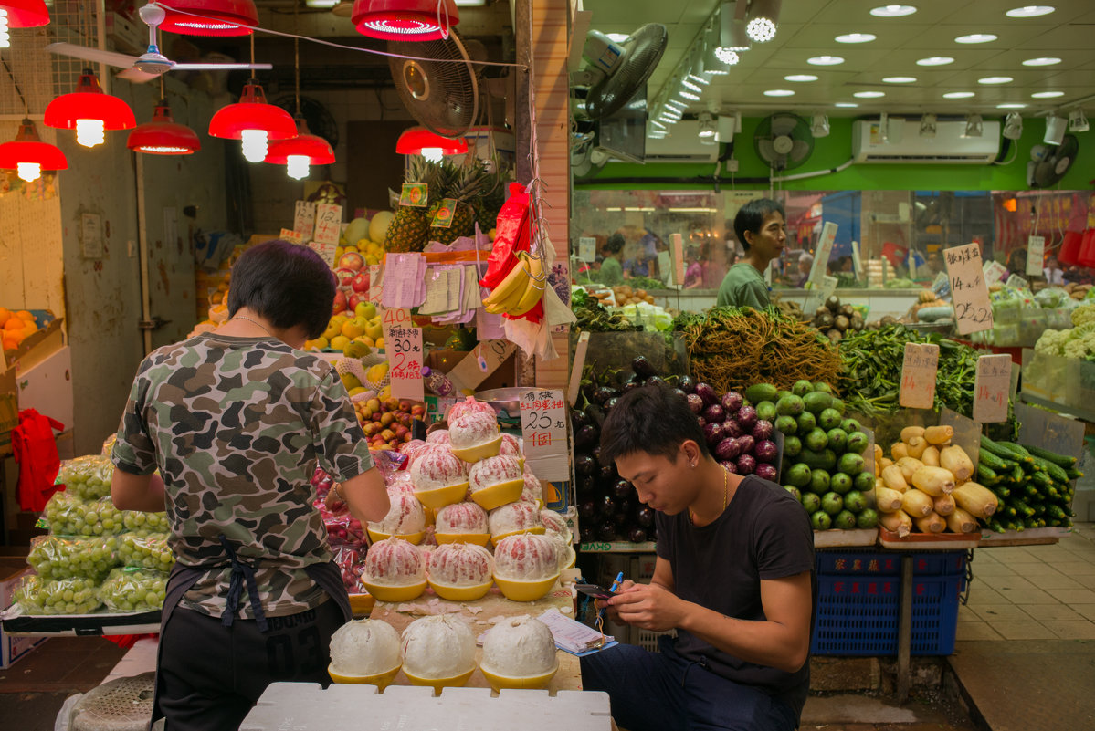 Гонконг, уличные рынки - Sofia Rakitskaia