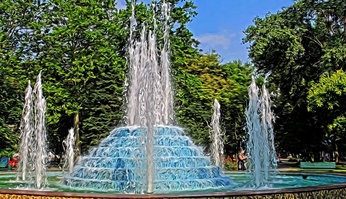 фонтан в Сквере Космонавтов - Александр Корчемный