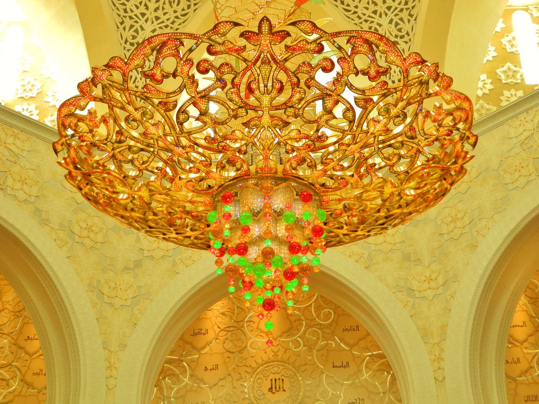Интерьер мечети шейха Зайеда - Андрей K.