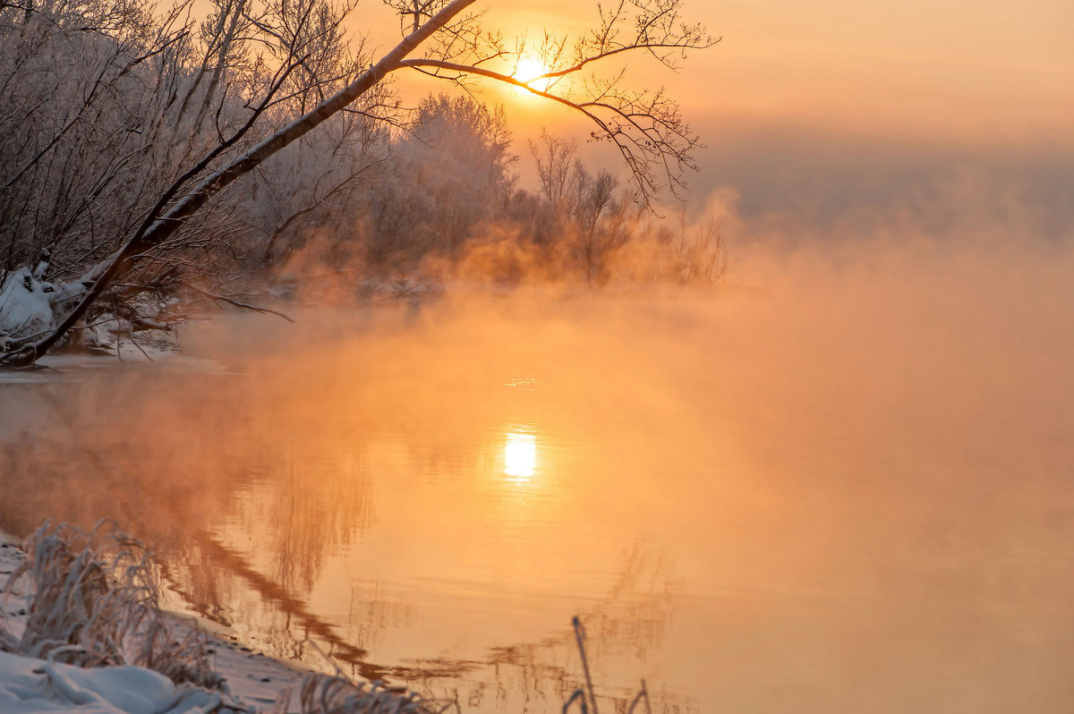 Закат на реке... - Сергей Герасимов