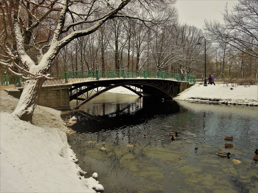 Зимняя осень у милого мостика... - Sergey Gordoff