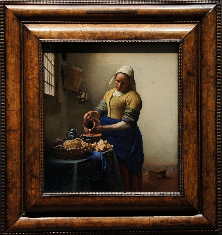 Ян Вермеер.  Молочница (Het melkmeisje), 1658—1660.   Государственный музей, Амстердам - Елена Павлова (Смолова)