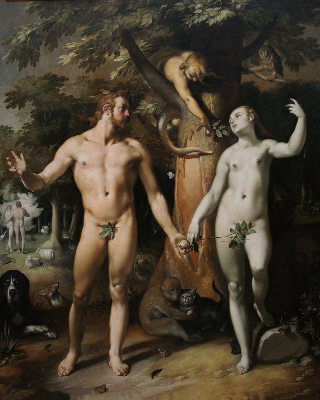 Корнелис Корнелиц ван Харлем (1562 -1638), Грехопадение. 1592, Рейксмузеум Амстердам - Елена Павлова (Смолова)