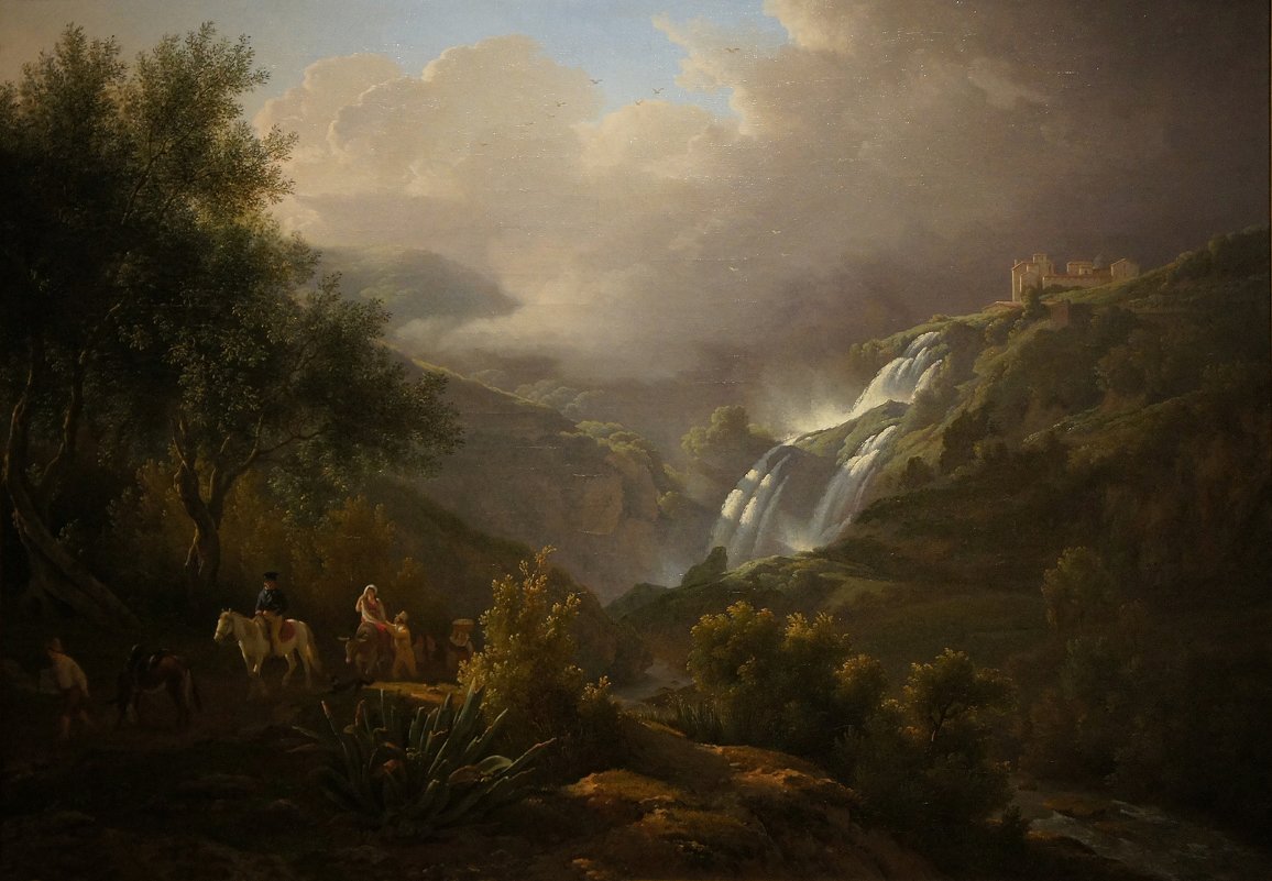 Авраам Тирлинк (1776-1857). Водопад в Тиволи, 1824 - Елена Павлова (Смолова)