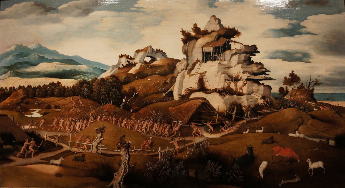 Ян Мостарт ( ок.1475 — 1552 53). «Завоевание Америки» («Пейзаж Вест-Индии»), 1535 - Елена Павлова (Смолова)