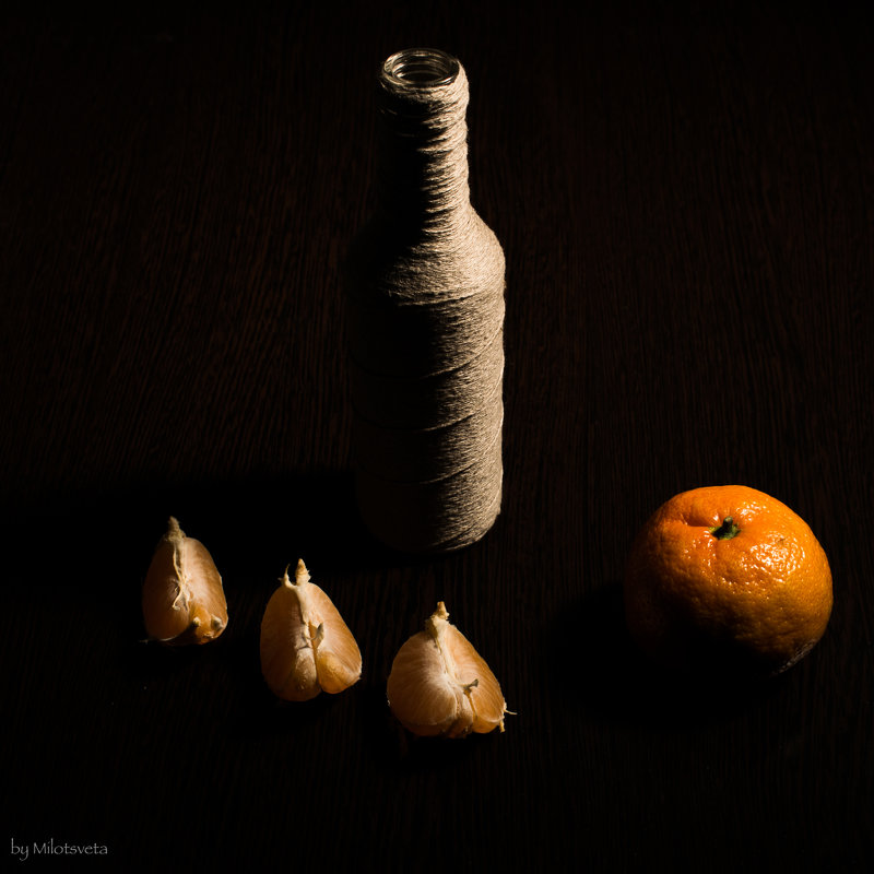 December is dark and full of tangerines - Милоцвета (Александра Баранова) 