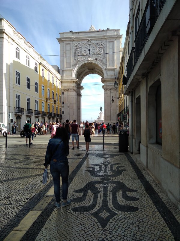 Триумфальная арка в Лиссабоне - Марина Волкова