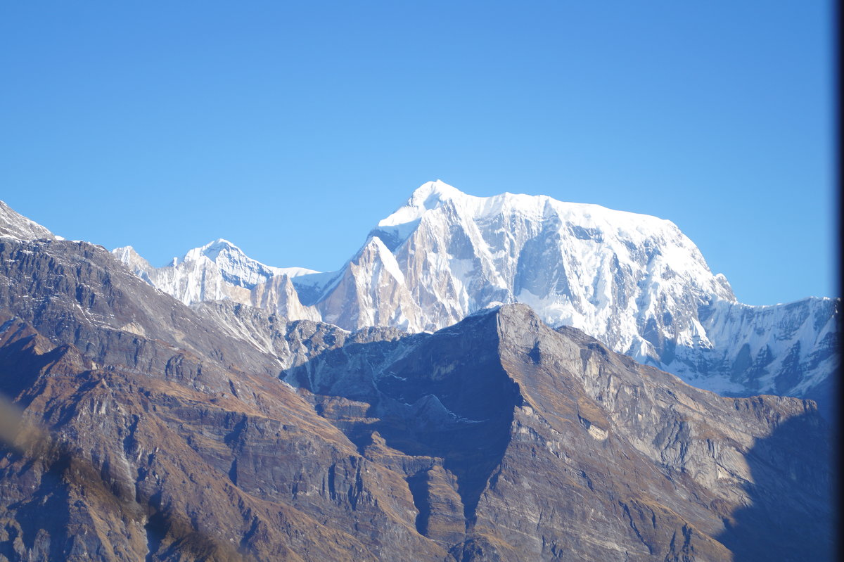Непал. Покхара. Вид на горы с борта дельтаплана - Gal` ka