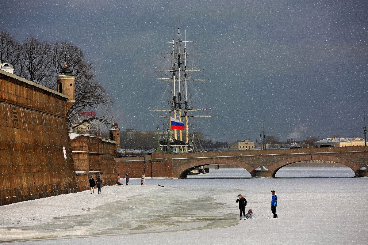 Зима в Питере (veduta) - Александр Алексеенко