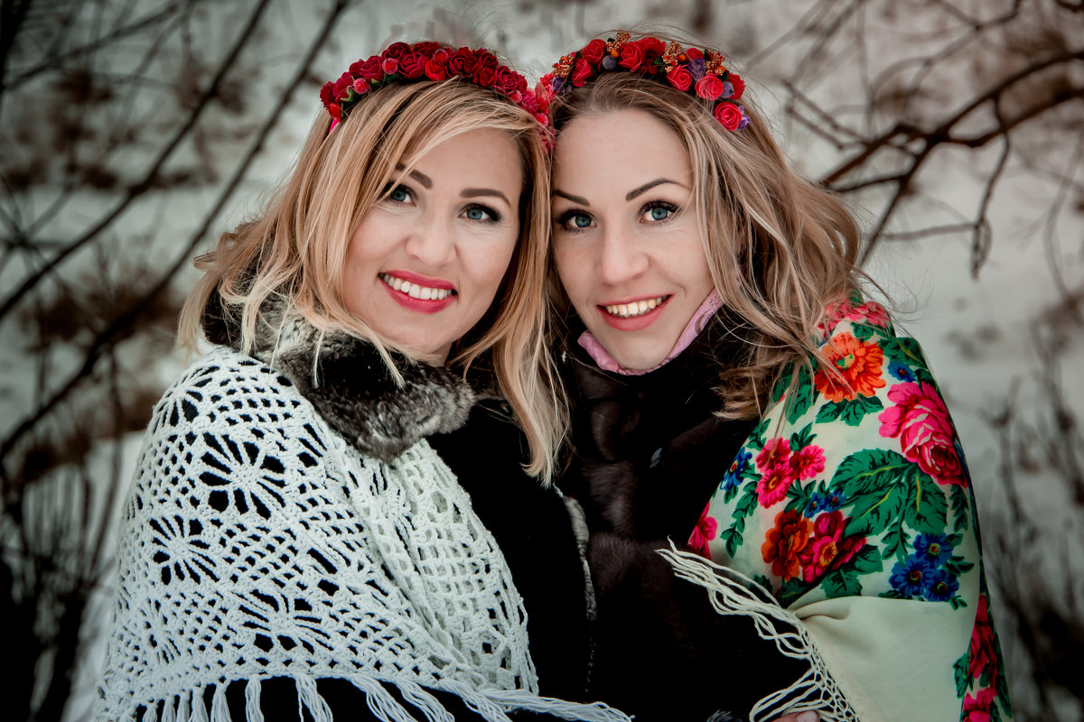 Две сестренки. Фото проект "Русская зима" - Ирина Кузина