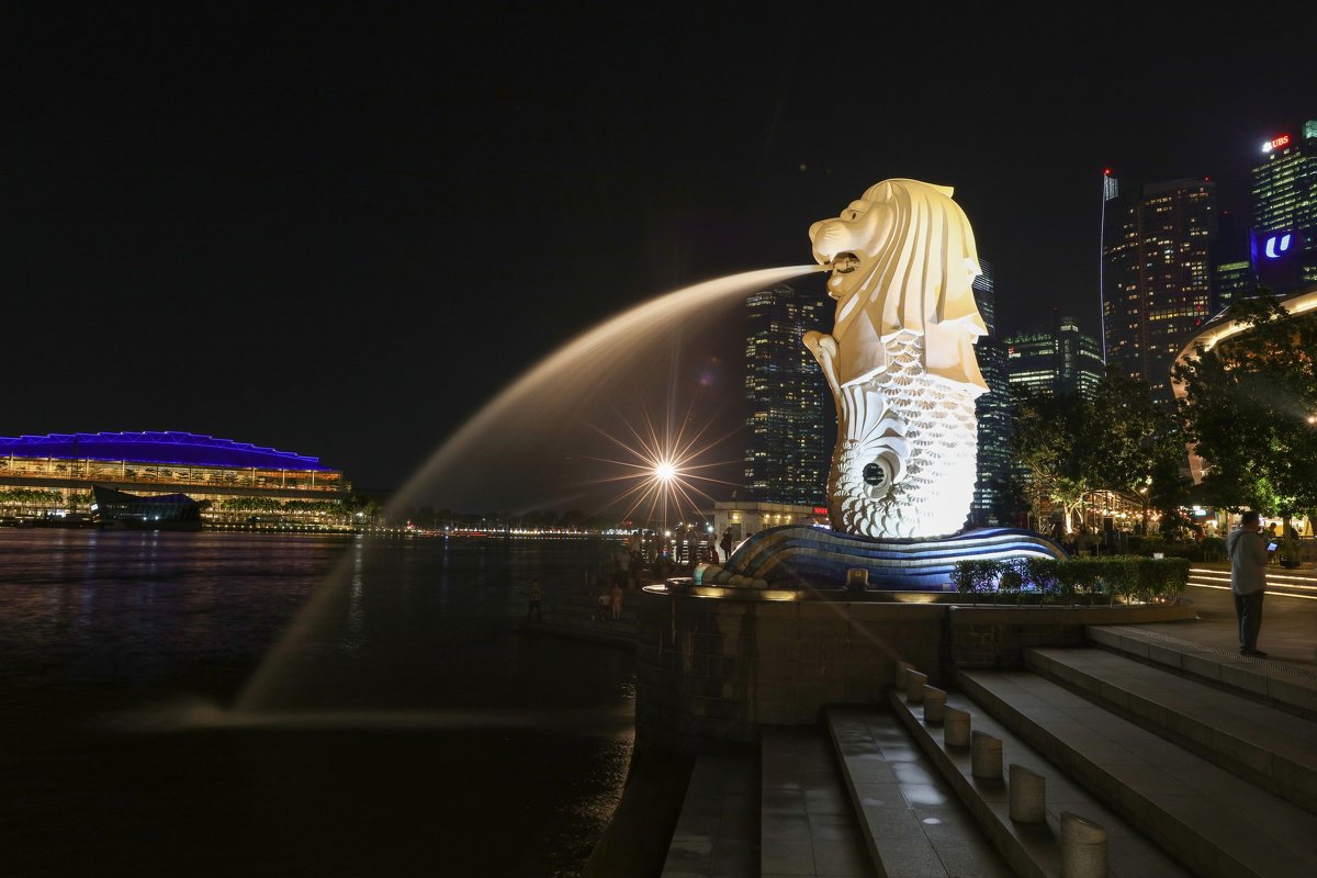 Мерлайон символ Сингапура - Владимир Леликов