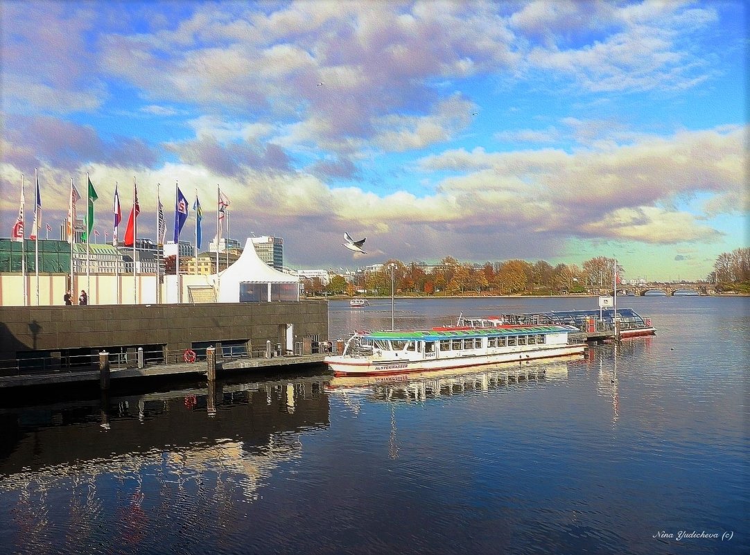 Alster. Hamburg - Nina Yudicheva