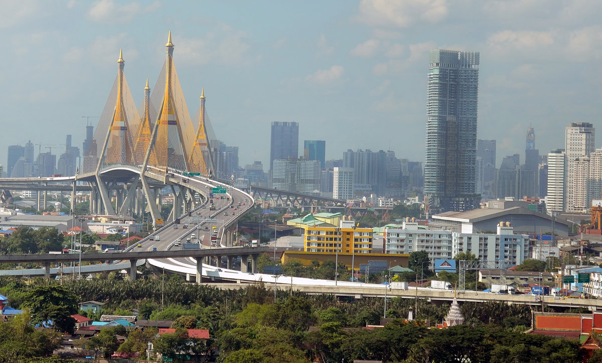 Бангкок. Мост Рамы IX (สะพานพระราม 9) - Владимир Анакин