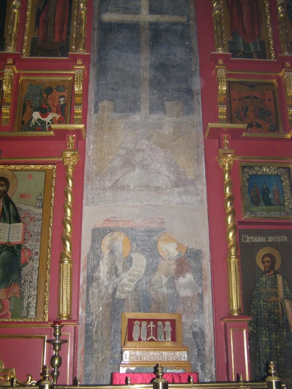 фреска Андрея Рублёва, конец 14 - начало 15 века - Анна Воробьева