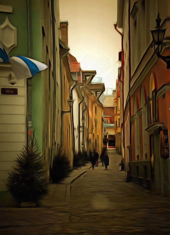 Улочки старого города.. - Tatiana Markova