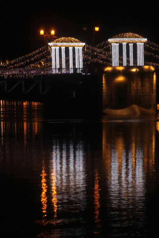 Дворцовый мост в ночи.... - Tatiana Markova