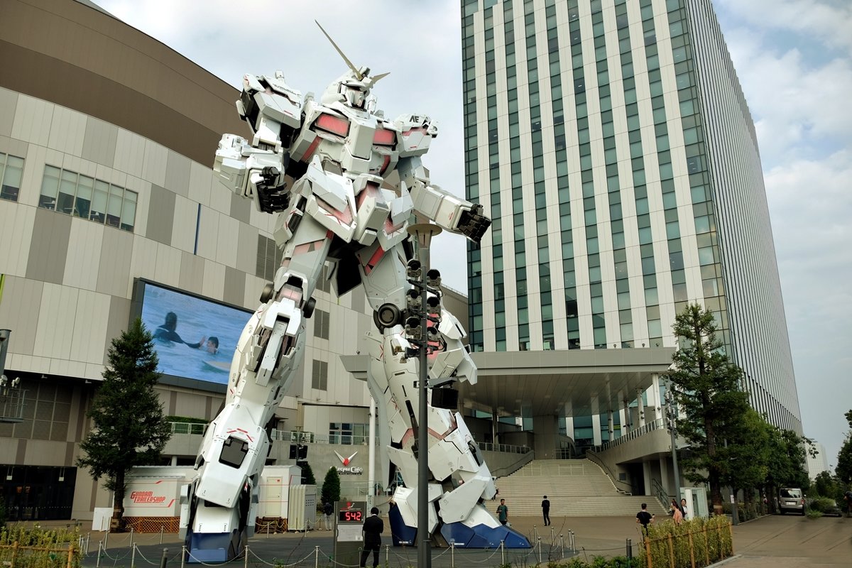 Робот "Gundam" остров Одайба Токио - wea *