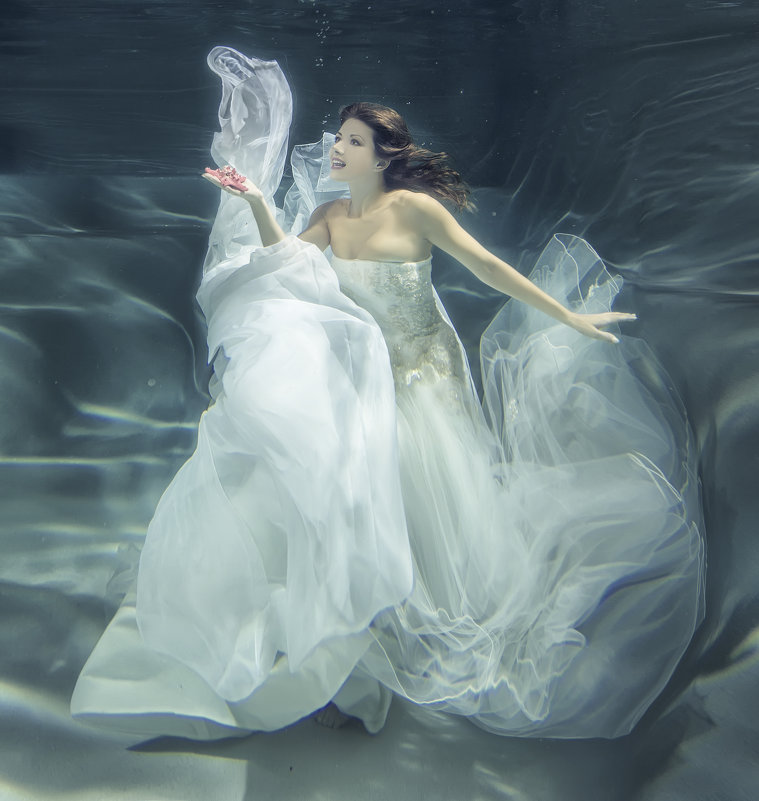 Фотопроект "Подводная невеста" - Мария Ларсен 