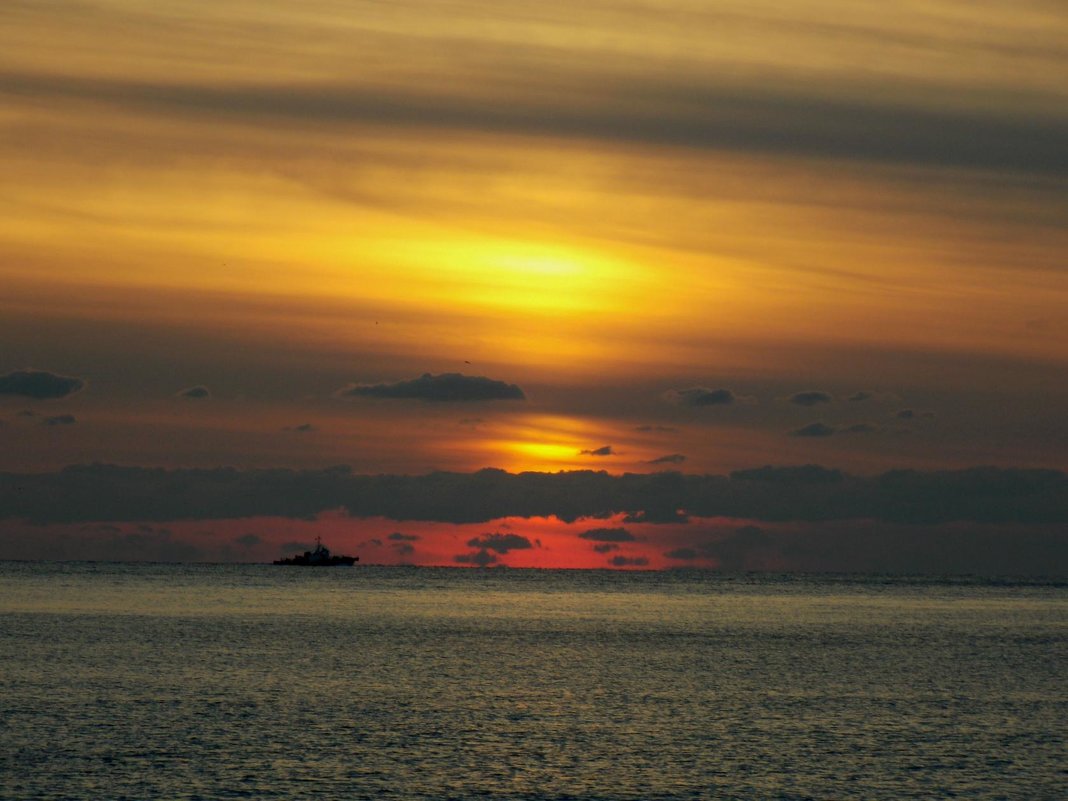 Закат на море - Ольга 
