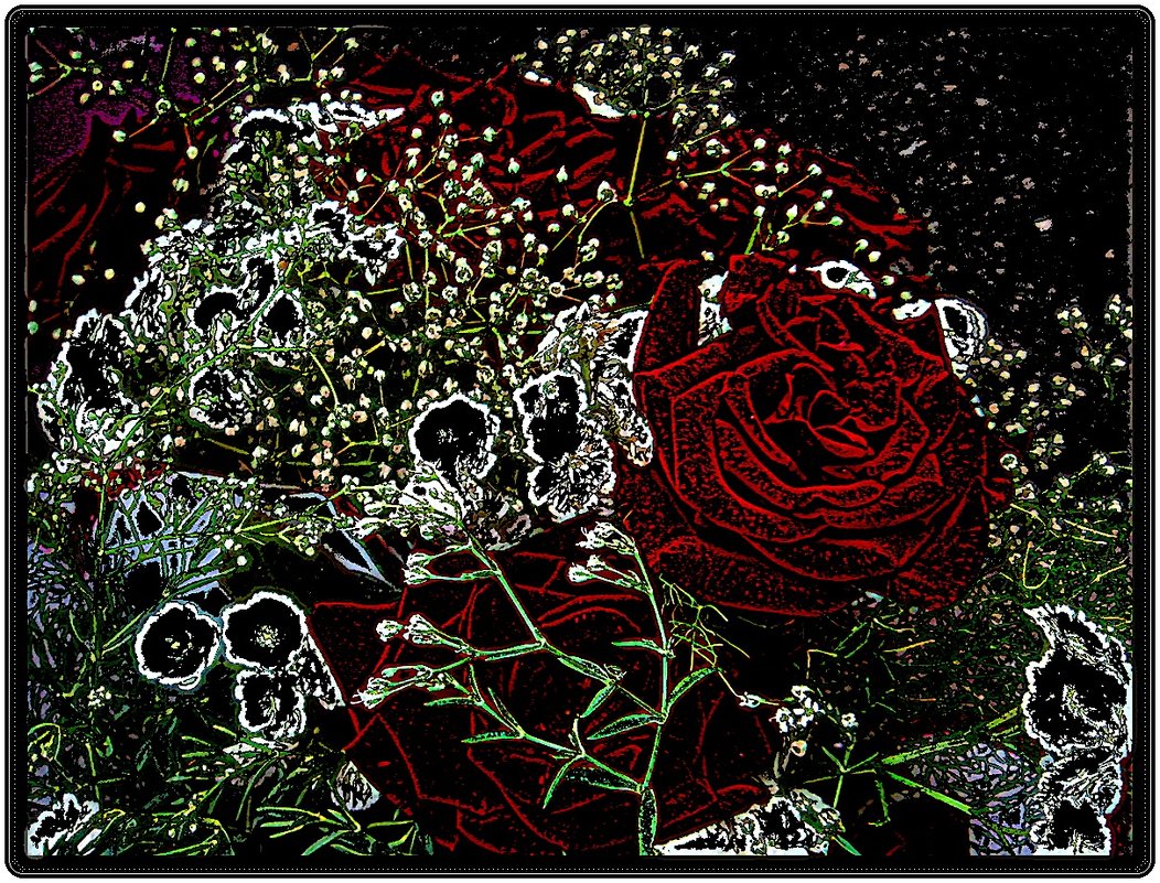Розы в букете - Нина Корешкова