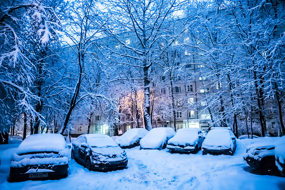 Москва, снежное утро - Игорь Герман